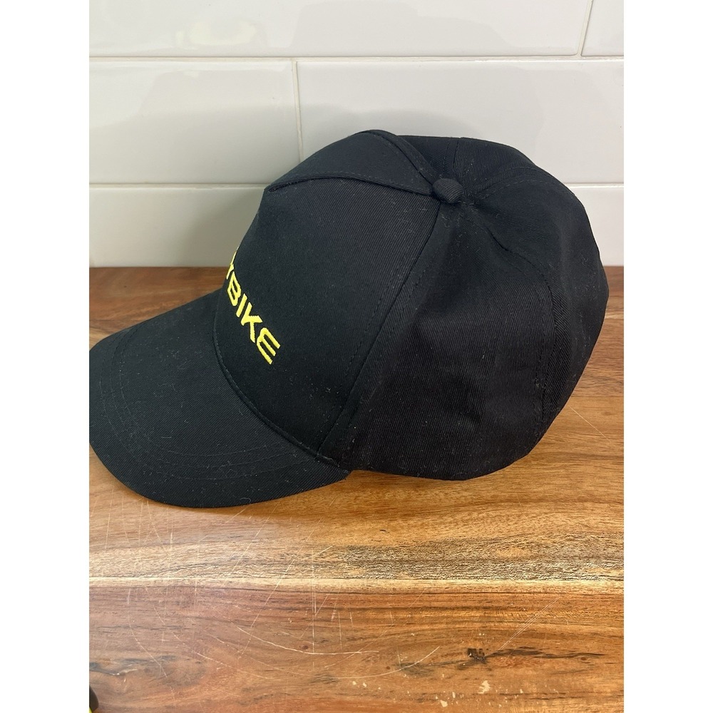 Heybike Slideback Hat Cap Black One Size Embroider Logo Adjustable Outdoor NWOT - Picture 3 of 8